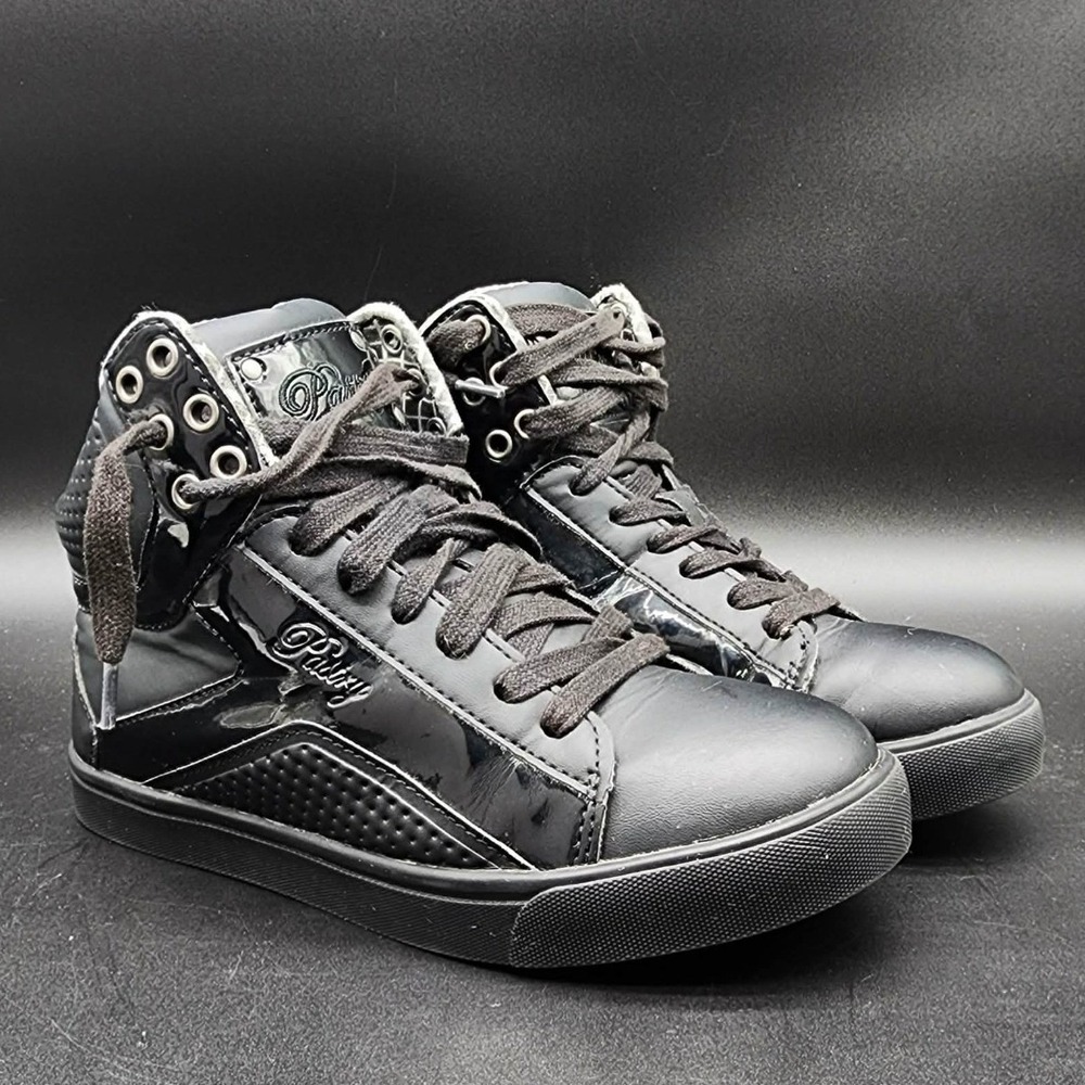 Pastry Pop Tart High Top Dance Sneakers Womens 5.5M Black PA153105 Streetwear